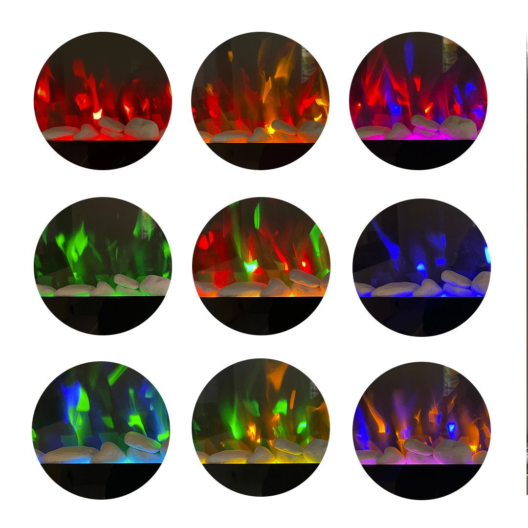 divina fire camino elettrico caminetto da parete dallas 127x11x50 ean 8056157804802