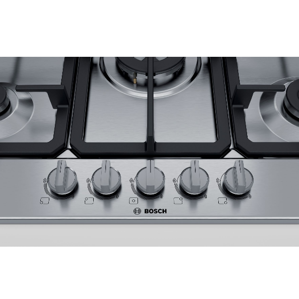 piano gas pgq7b5b90 5f 75cm inox