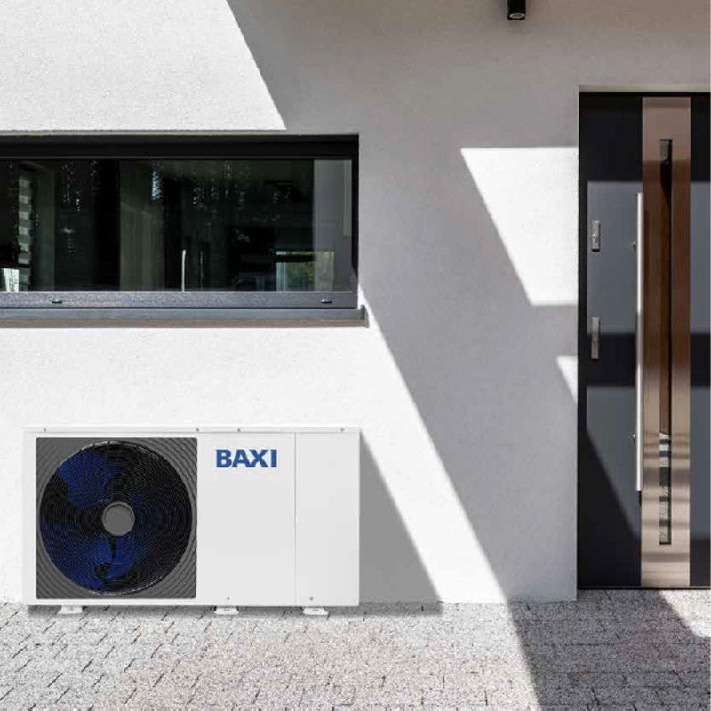 pompa di calore aria acqua monoblocco inverter baxi auriga 6m a r 32 monofase a7794571 con pannello di comando remoto incluso novita