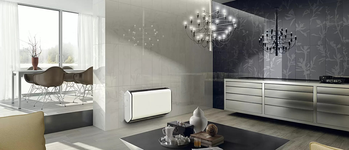 radiatore stufa a gas italkero poster sp70 7.35 kw gpl o metano con kit fumi