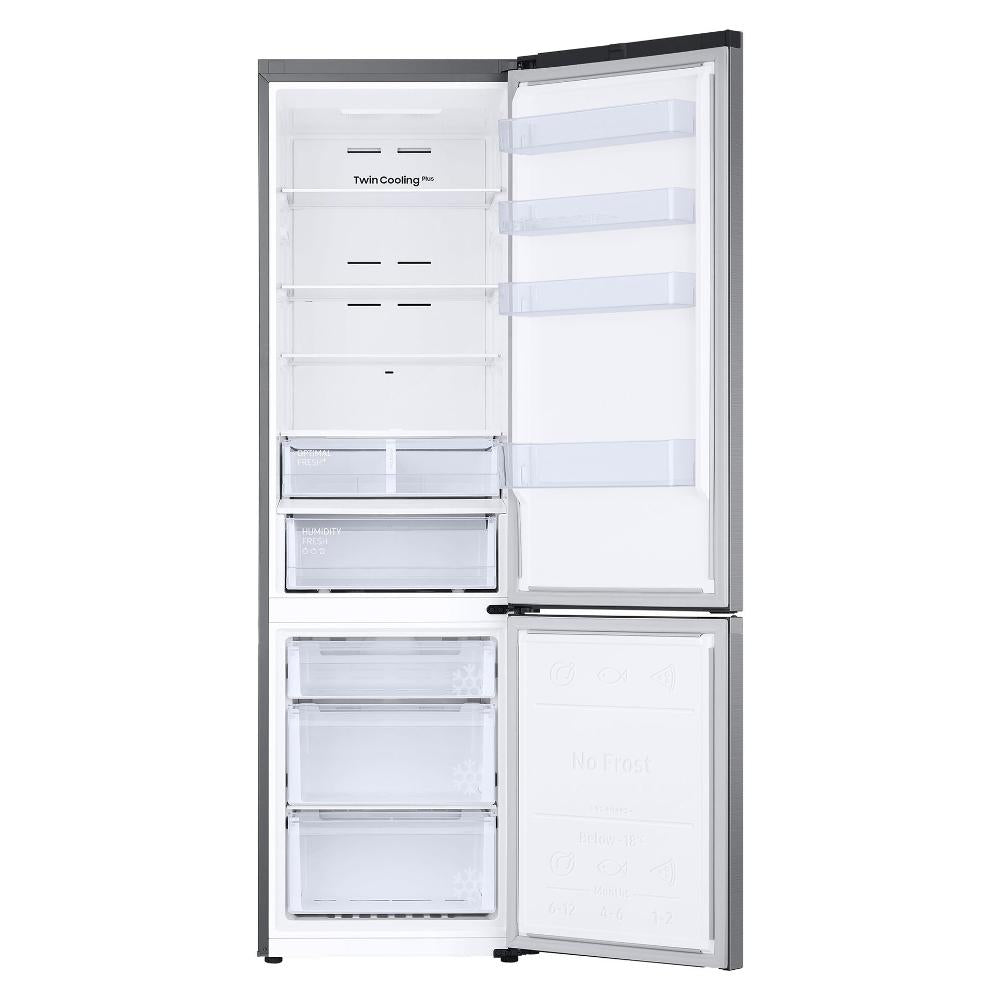 samsung frigorifero combinato samsung rb38c607as9 ef ecoflex ai air space 387 litri classe a a203xl595xp658 smartthings bixby alexa total no frost silver ean 8806095078113