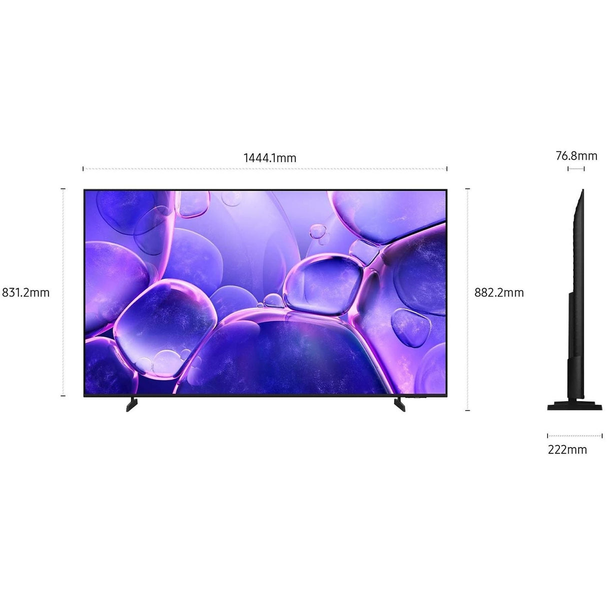 samsung televisore samsung 65 ue65u8000fu crystal uhd 4k wi fi smart tv ean 8806097071976