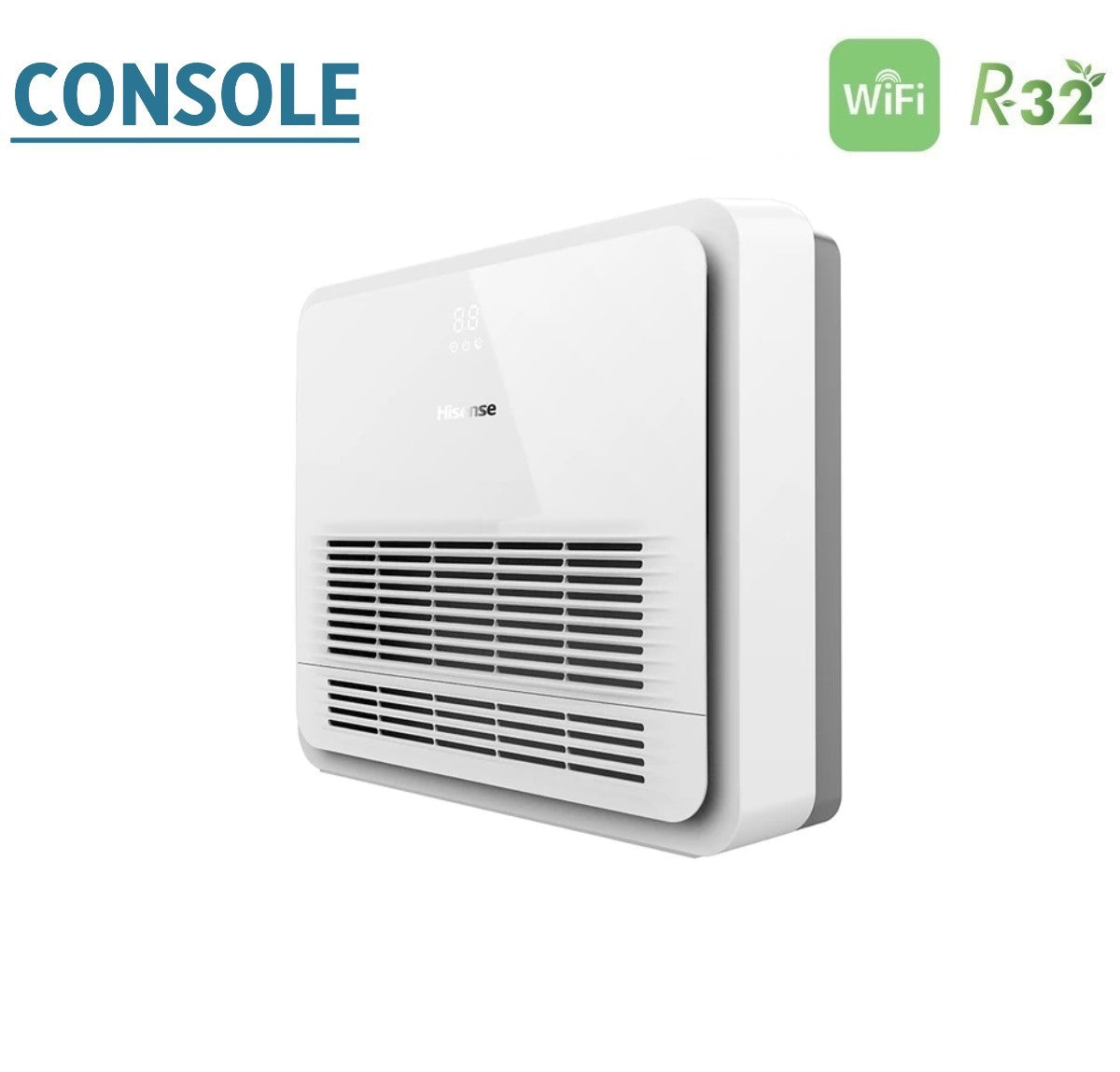 climatizzatore condizionatore hisense dual split console 12_12 con 2amw50u4rxa r 32 wi fi optional telecomando di serie incluso 12000_12000 7644