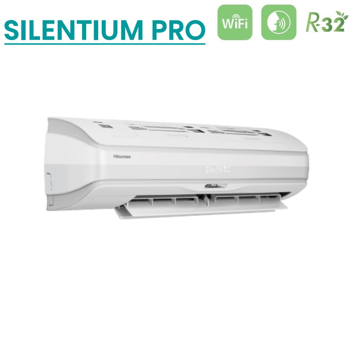 climatizzatore condizionatore hisense dual split inverter serie silentium pro 9_9 con 2am35u4rra r 32 wi fi integrato 9000_9000 novita 2020