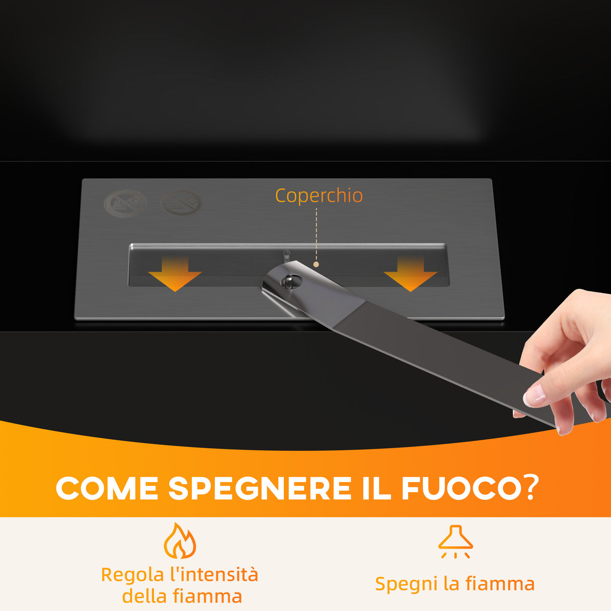 easycomfort easycomfort camino a bioetanolo 0 9l da parete in acciaio inox 100x15x54 cm nero e argento