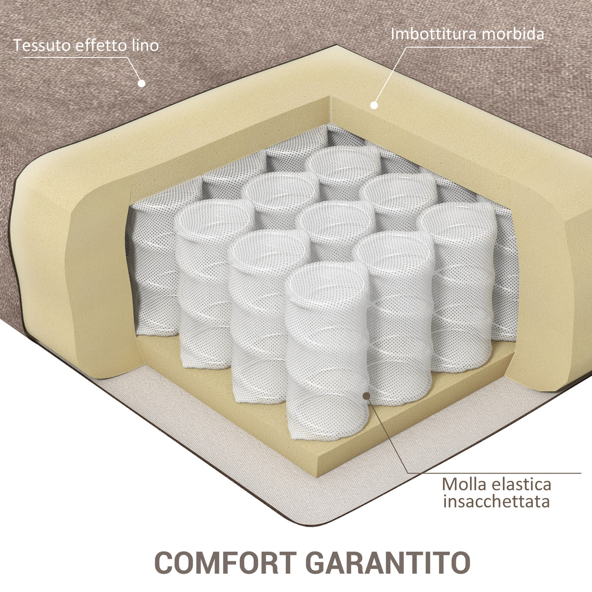 easycomfort easycomfort poltrona relax reclinabile fino a 168 con poggiapiedi 67x83x107 cm grigia
