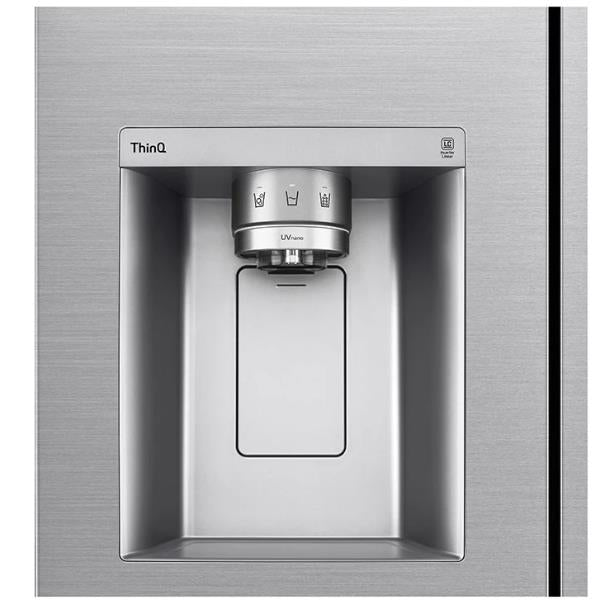 frigoriero lg smart side by side gsjv91pzae 635 litri classe energetica e a179xl91xp73 5 total no frost funzione ghiaccio tritato frost door in door wi fi con smartthinq inox