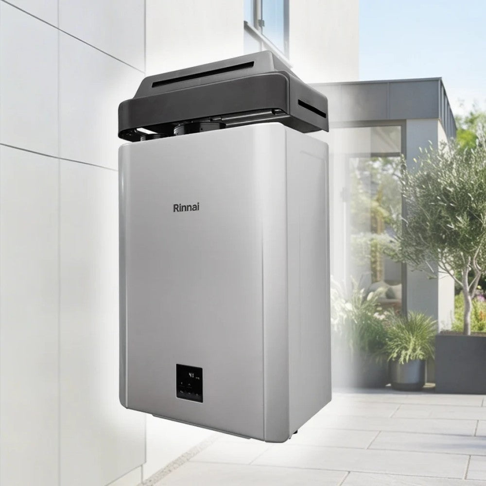 rinnai scaldabagno a condensazione internoesterno rinnai infinity nb 26 lt reu nb2635ffc e metanogpl con kit scarico fumi