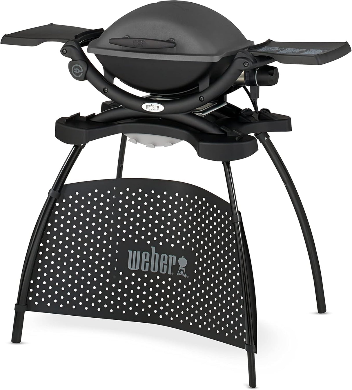 weber barbecue elettrico weber pulse q 1400 con supporto