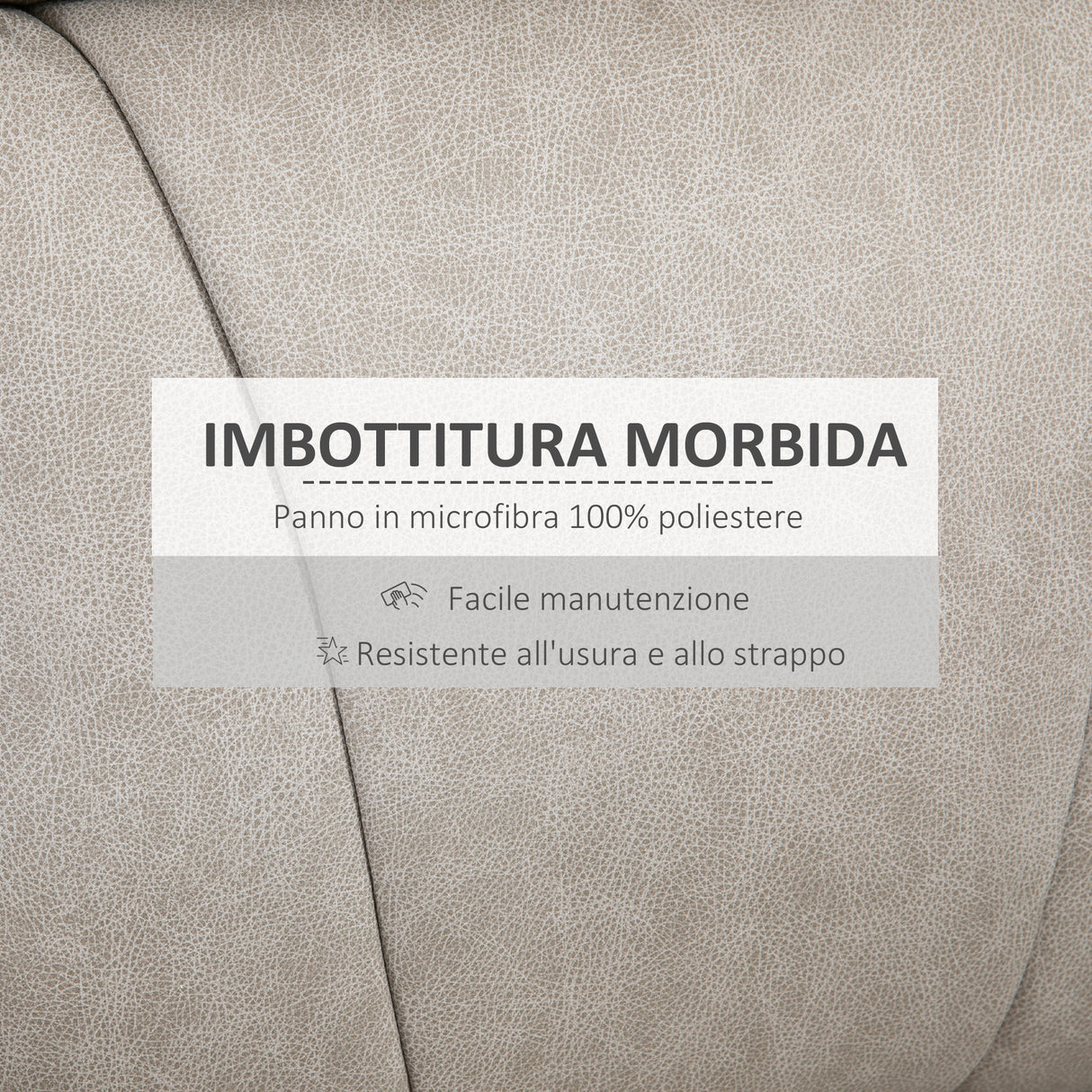 easycomfort easycomfort poltrona reclinabile manualmente 135 con poggiapiedi poggiatesta e braccioli imbottiti 78x96x102 cm grigio