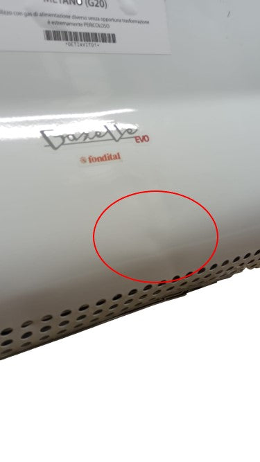 fondital area occasioni 2270 radiatore a gas stufa convettiva fondital gazelle evo 3000 metano da 272 kw kit fumi in omaggio