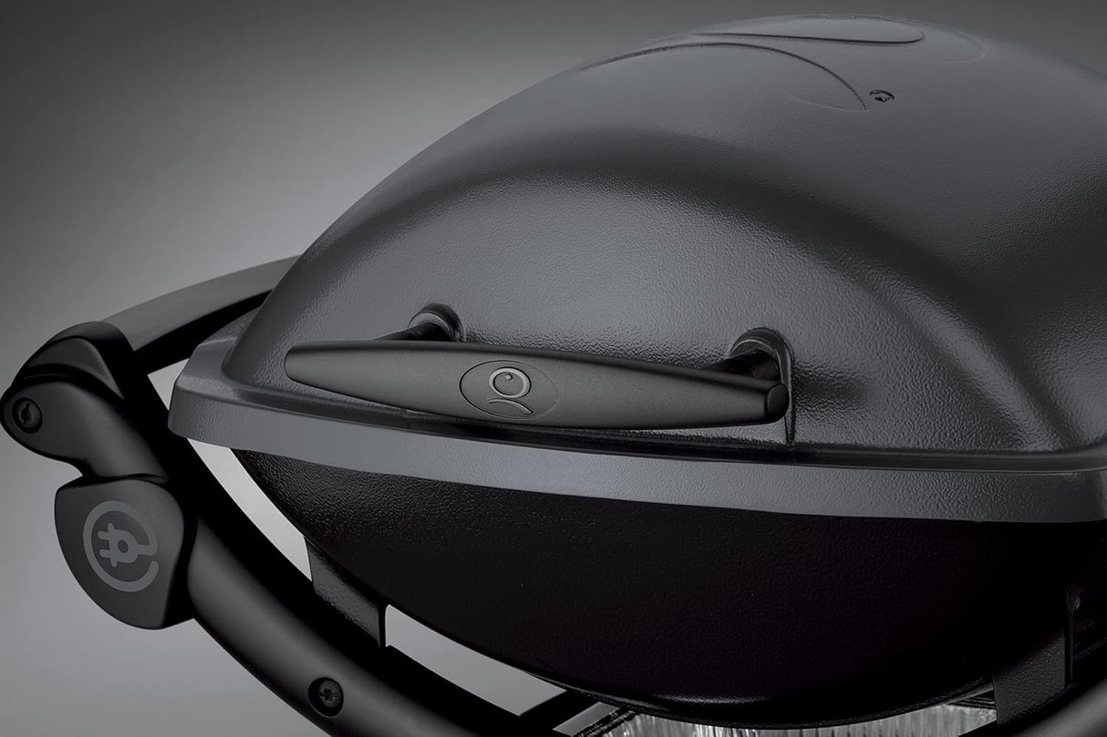 weber barbecue elettrico weber pulse q 1400 con supporto