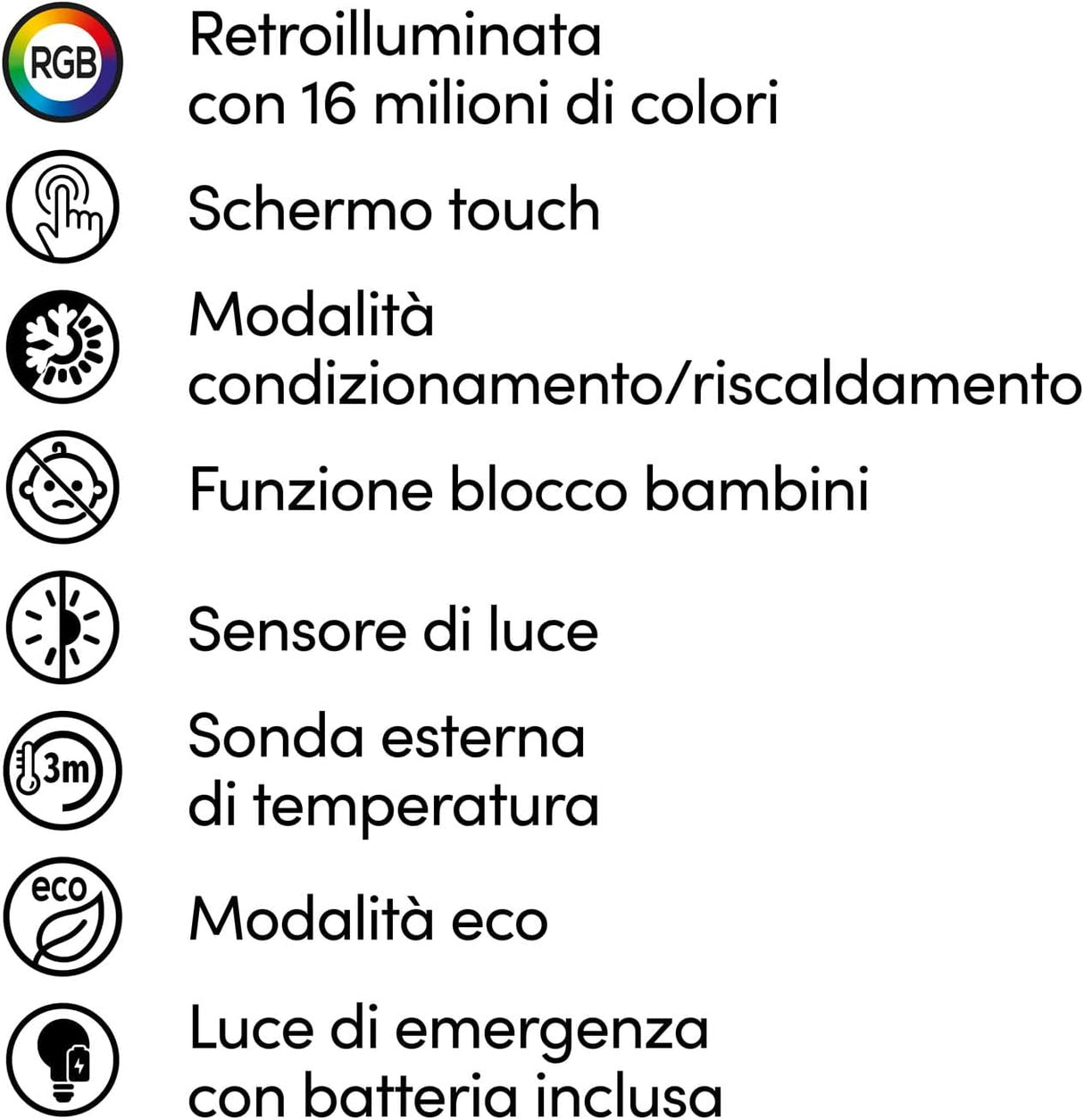 cronotermostato smart beghelli dom e con display touch e placca luminosa wi fi