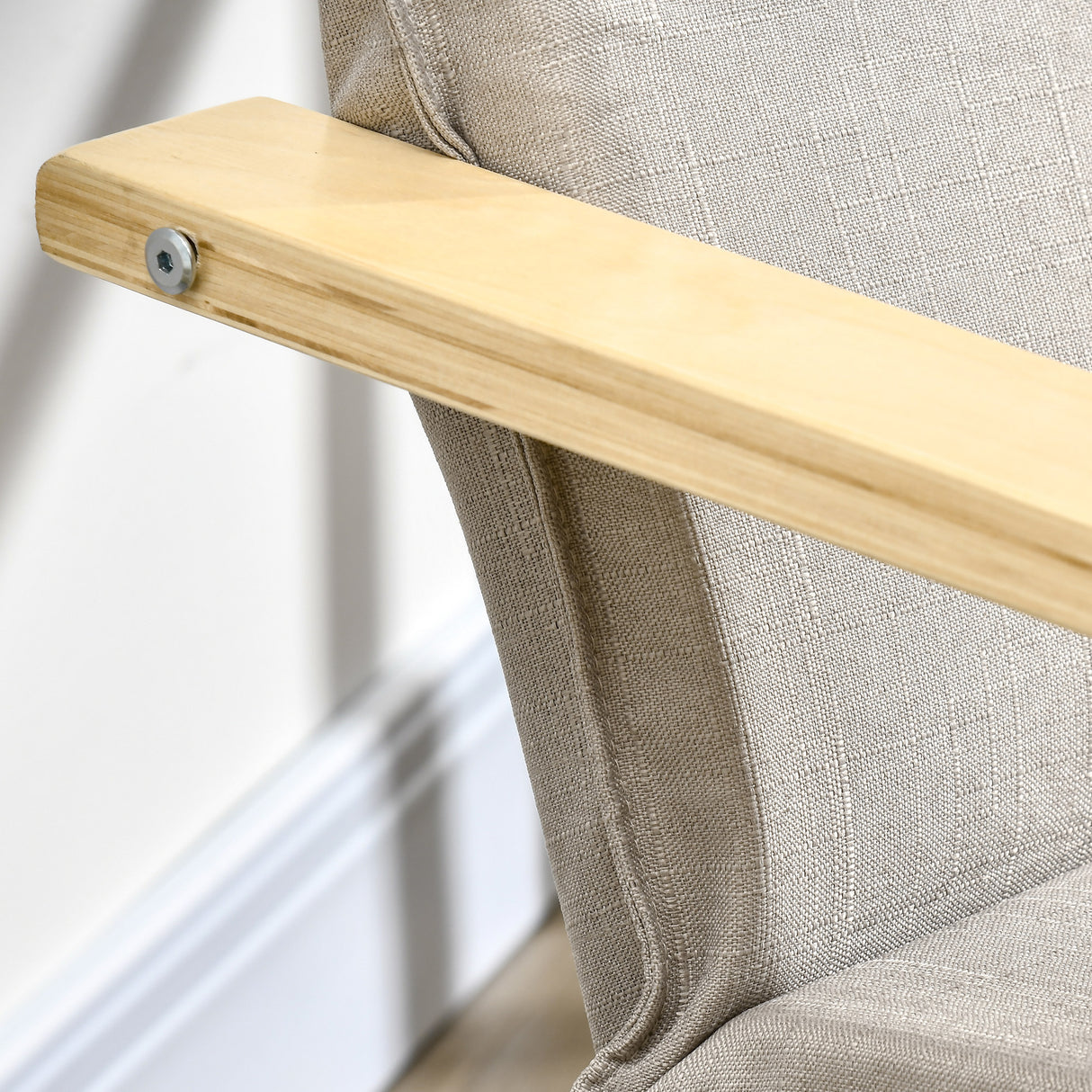 easycomfort easycomfort poltrona relax con pouf poggiapiedi in legno e tessuto con poggiatesta 67x69x100cm grigio