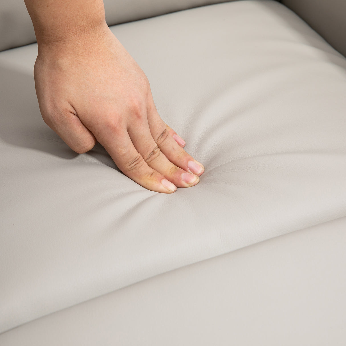 easycomfort easycomfort poltrona relax reclinabile con seduta imbottita e poggiapiedi per casa e ufficio 80x91x102 cm grigio