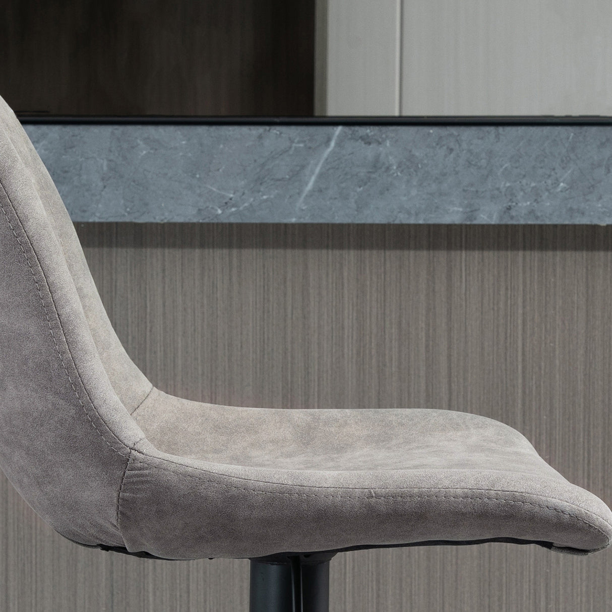 easycomfort easycomfort set 2 sgabelli da bar con schienale poggiapiedi e altezza regolabile stile industriale grigio