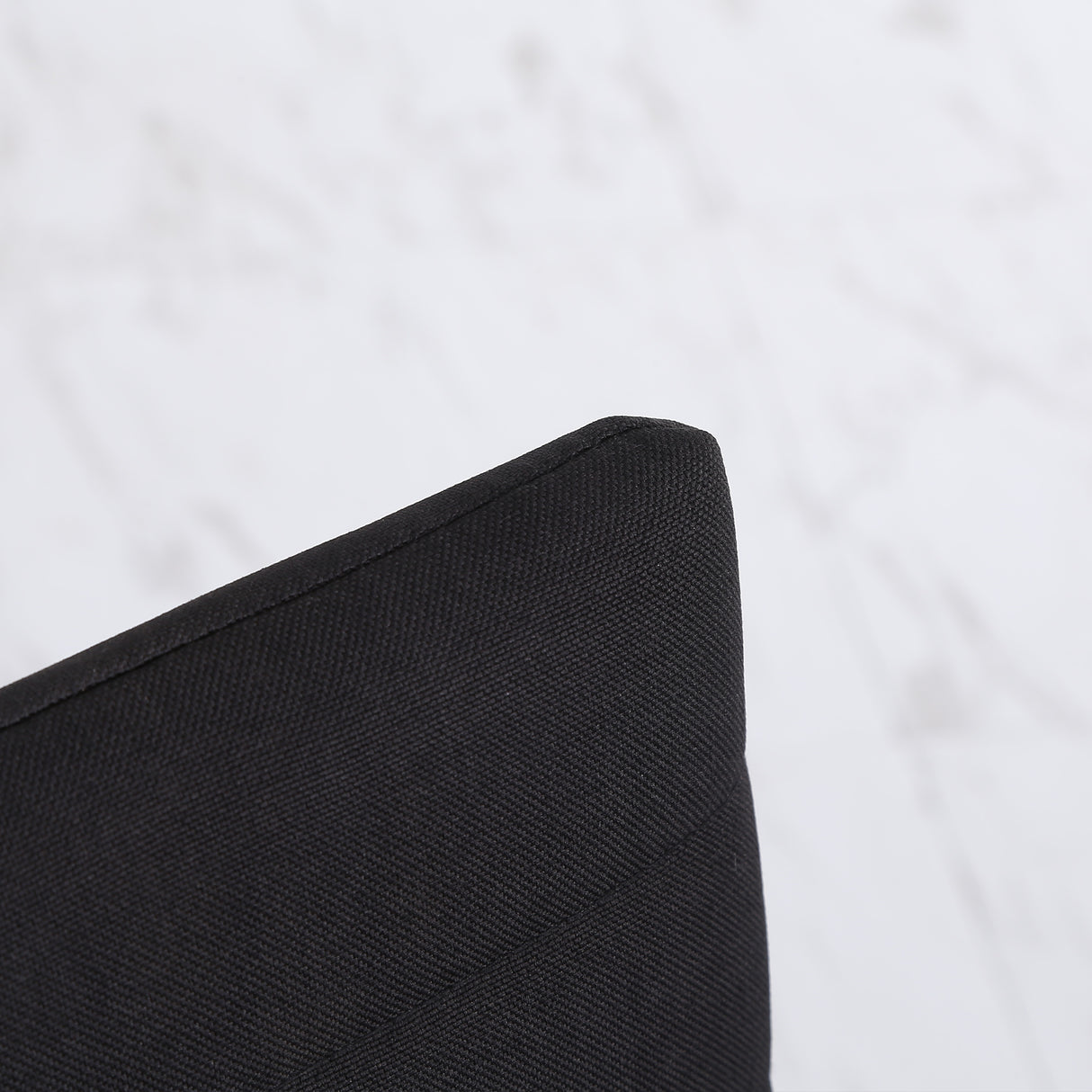 easycomfort easycomfort set 4 sedie imbottite per soggiorno o sala da pranzo sedie da cucina moderne in metallo e tessuto nero