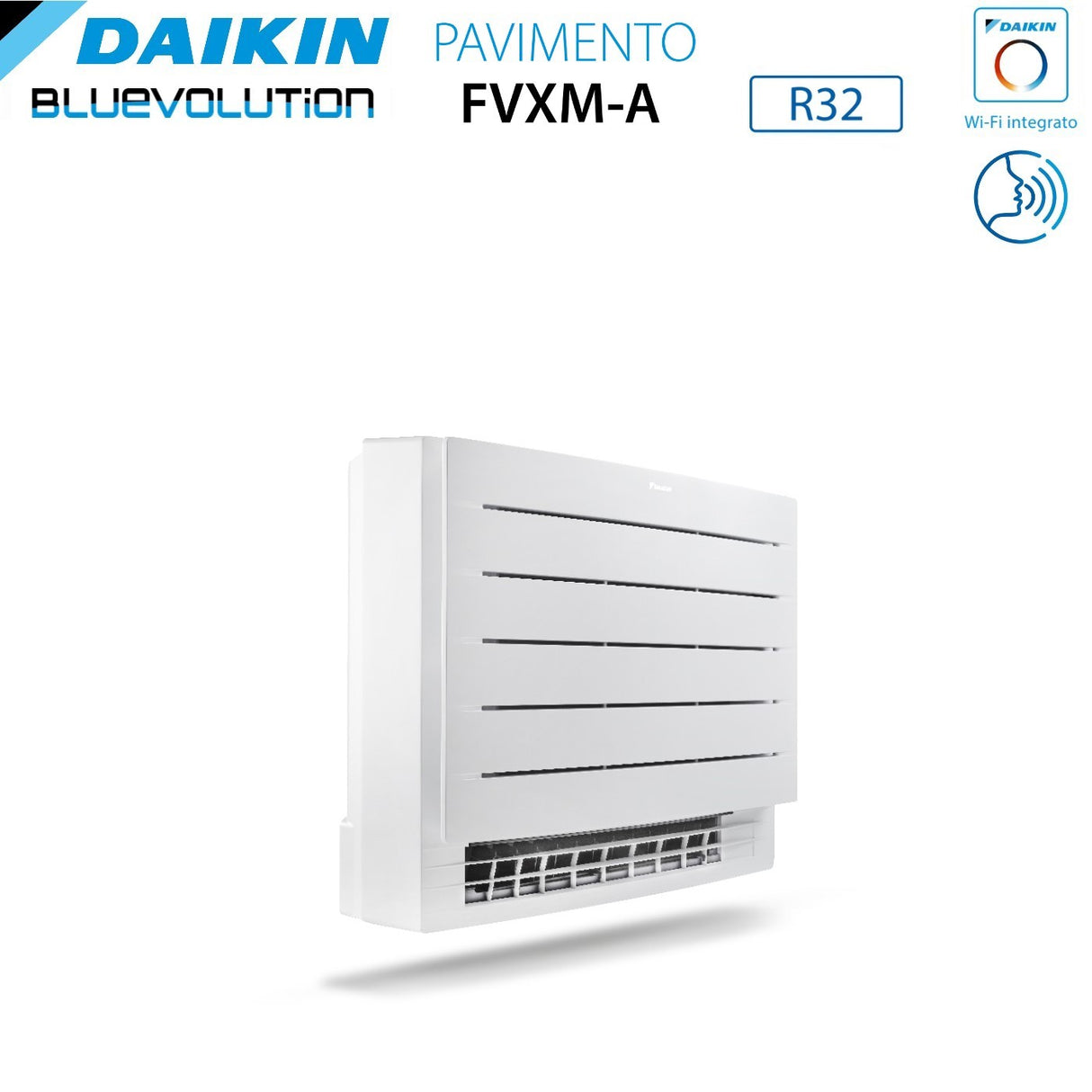 daikin climatizzatore condizionatore daikin a pavimento dual split serie perfera fvxm a 712 con 2mxm50a r 32 wi fi integrato 700012000 con telecomando ad infrarossi incluso garanzia italiana