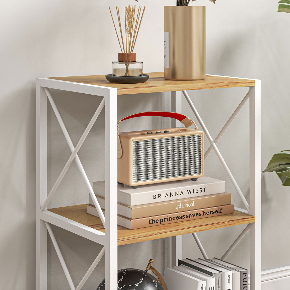 easycomfort easycomfort mobiletto scaffale per soggiorno cucina bagno 3 ripiani salvaspazio legno 40x35x72 5cm ean 8054111845403