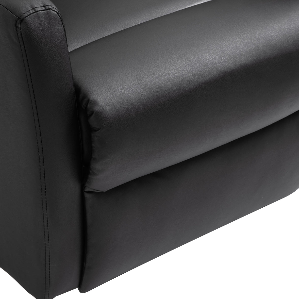 easycomfort easycomfort poltrona elettrica alzapersona 45 poltrona relax elettrica reclinabile a 145 con telecomando e poggiapiedi in pelle pu nero 67x95x105 cm ean 8054144135540