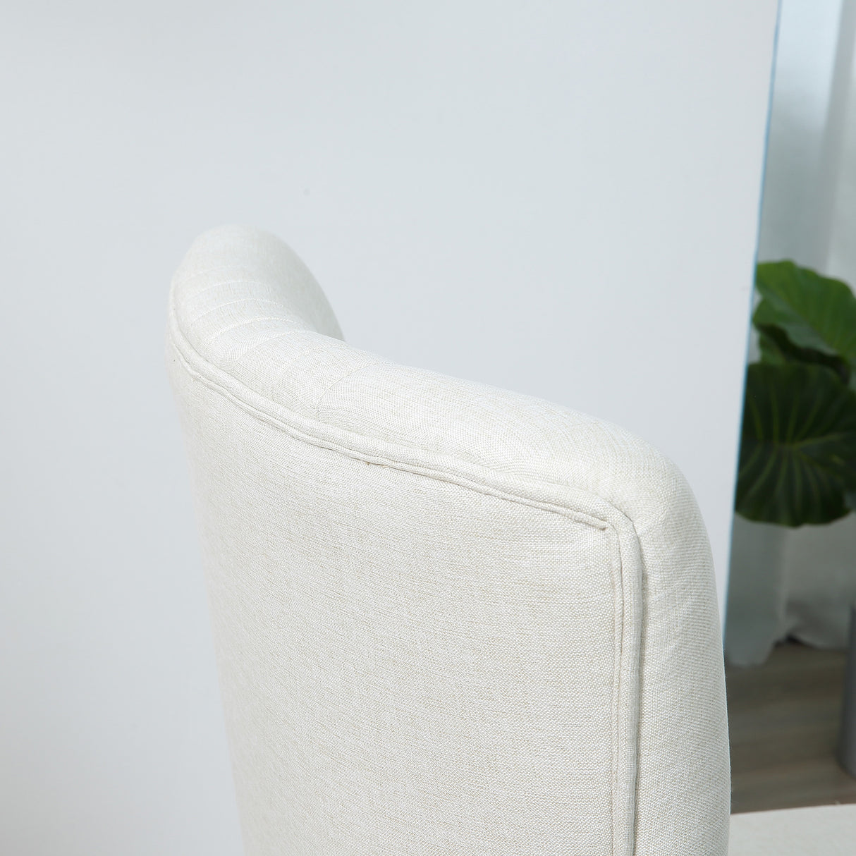 easycomfort easycomfort poltrona imbottita per soggiorno e sala in stile nordico poltroncina da camera in tessuto e gambe in legno bianco