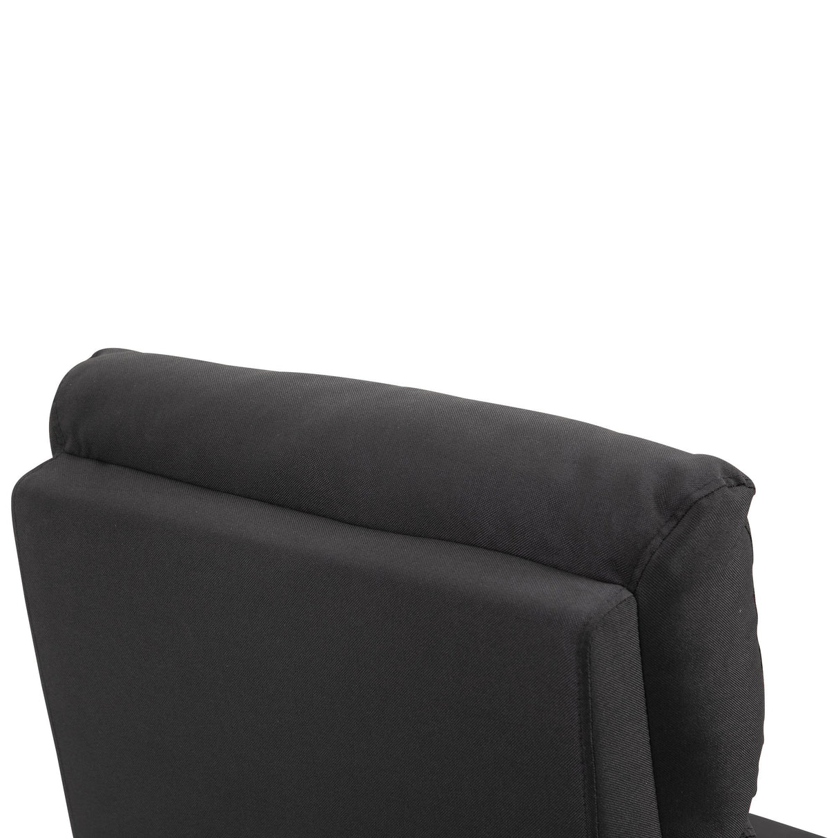 easycomfort easycomfort poltrona relax imbottita con schienale reclinabile 135 e poggiapiedi estraibile in lino nero 69x87x100 5cm ean 8054144138404