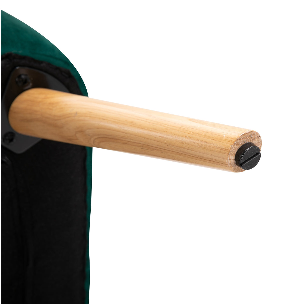 easycomfort easycomfort poltroncina stile nordico dal design ergonomico in legno e velluto verde per casa e soggiorno 57 x 68 x 76 cm ean 8055776914923