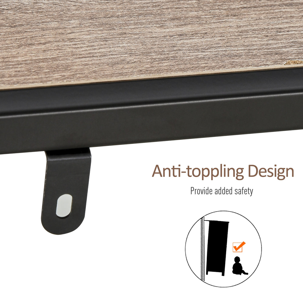 easycomfort easycomfort scaffale libreria asimmetrica in stile industriale in legno e metallo nero 120x32x95cm ean 8054144130903