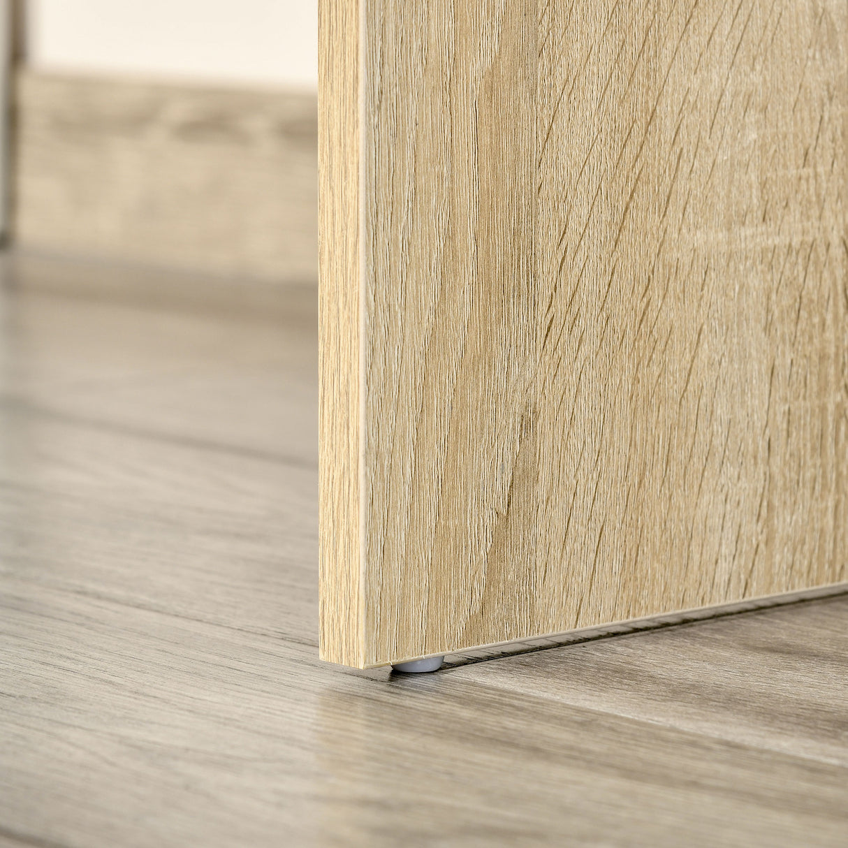easycomfort easycomfort scrivania angolare scrivania ad angolo per computer da camera o ufficio scrivania salvaspazio in legno rovere e bianco