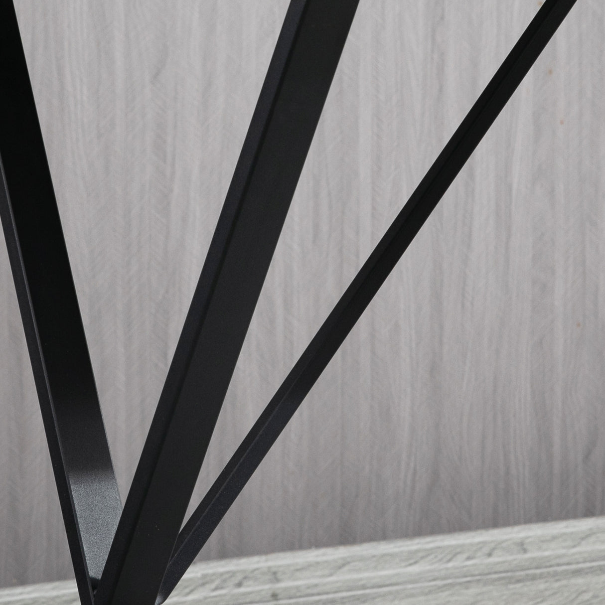 easycomfort easycomfort bancone bar tavolo alto stile industriale effetto marmo legno e acciaio 120x60x102 cm nero
