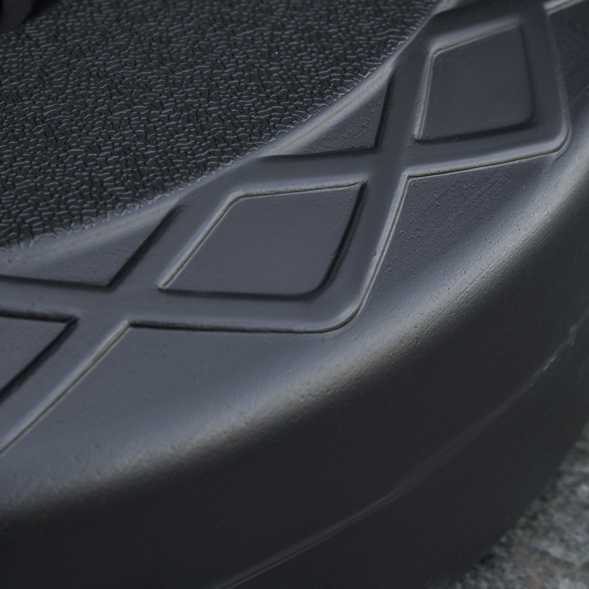 easycomfort easycomfort base per ombrellone rotonda 55cm in plastica da 30kg per pali da 38 48mm nero