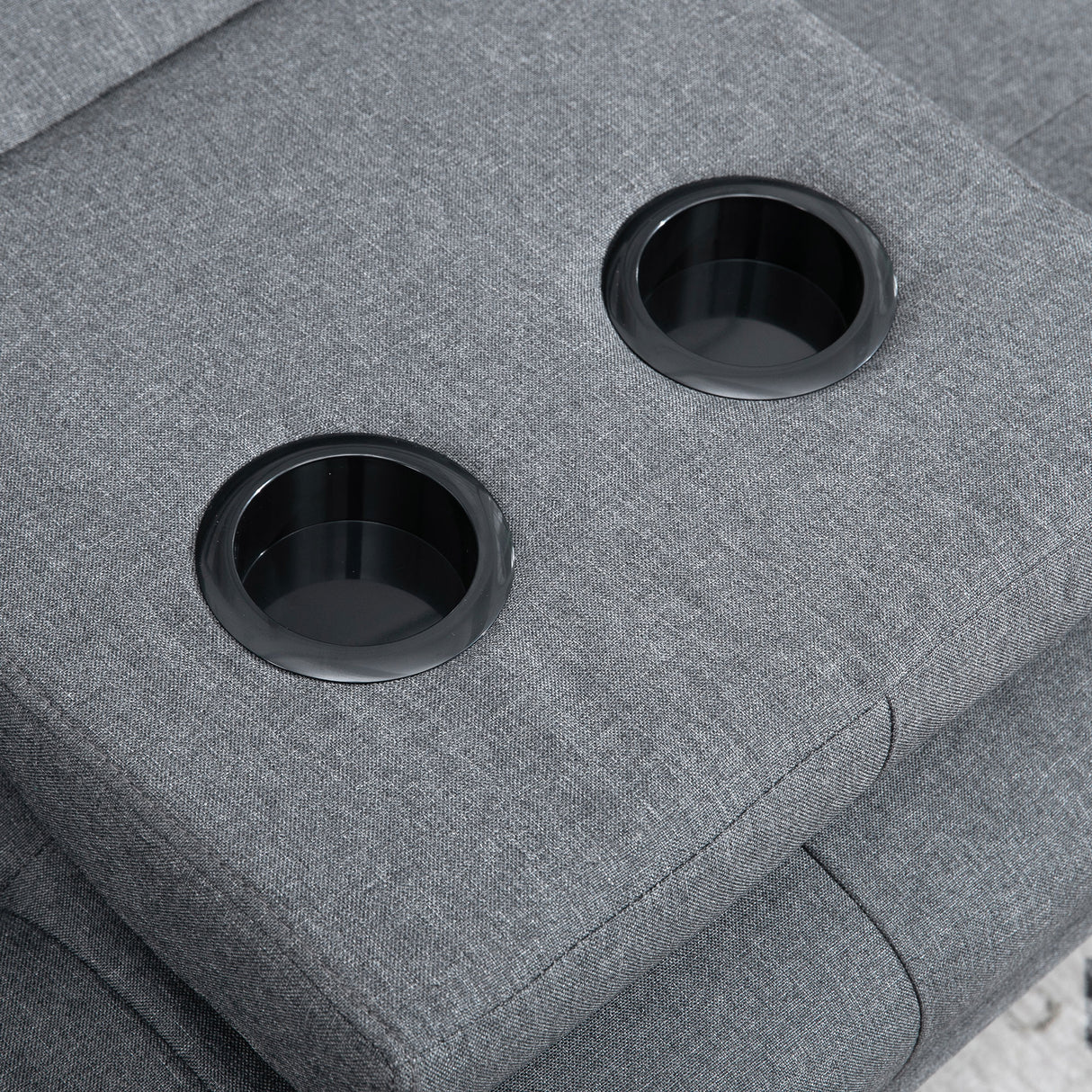 easycomfort easycomfort divano letto 3 posti reclinabile con 2 braccioli staccabili in tessuto effetto lino e legno di pioppo 181x77x78 cm