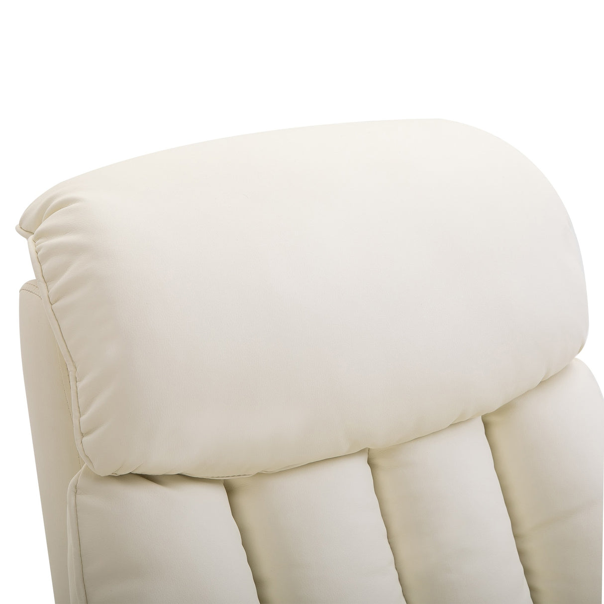 easycomfort easycomfort poltrona elettrica alzapersone reclinabile 145 poltrona relax elettrica in pelle pu con telecomando tasche laterali e poggiapiedi integrato crema ean 8055776913964