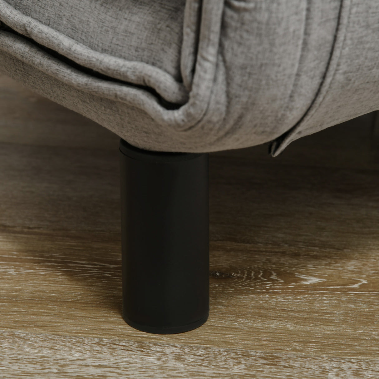 easycomfort easycomfort poltrona letto singolo e chaise longue in tessuto con schienale regolabile a 3 livelli grigio