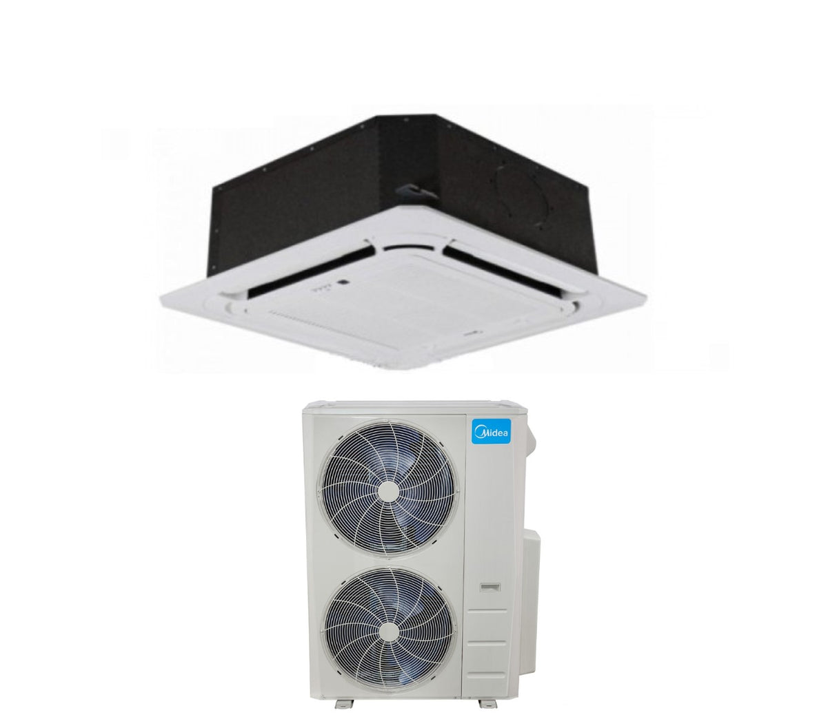 immagine-1-midea-climatizzatore-condizionatore-cassetta-4-vie-slim-midea-inverter-60000-btu-mcde-160-moue-160t-trifase-r-410-con-griglia-inclusa