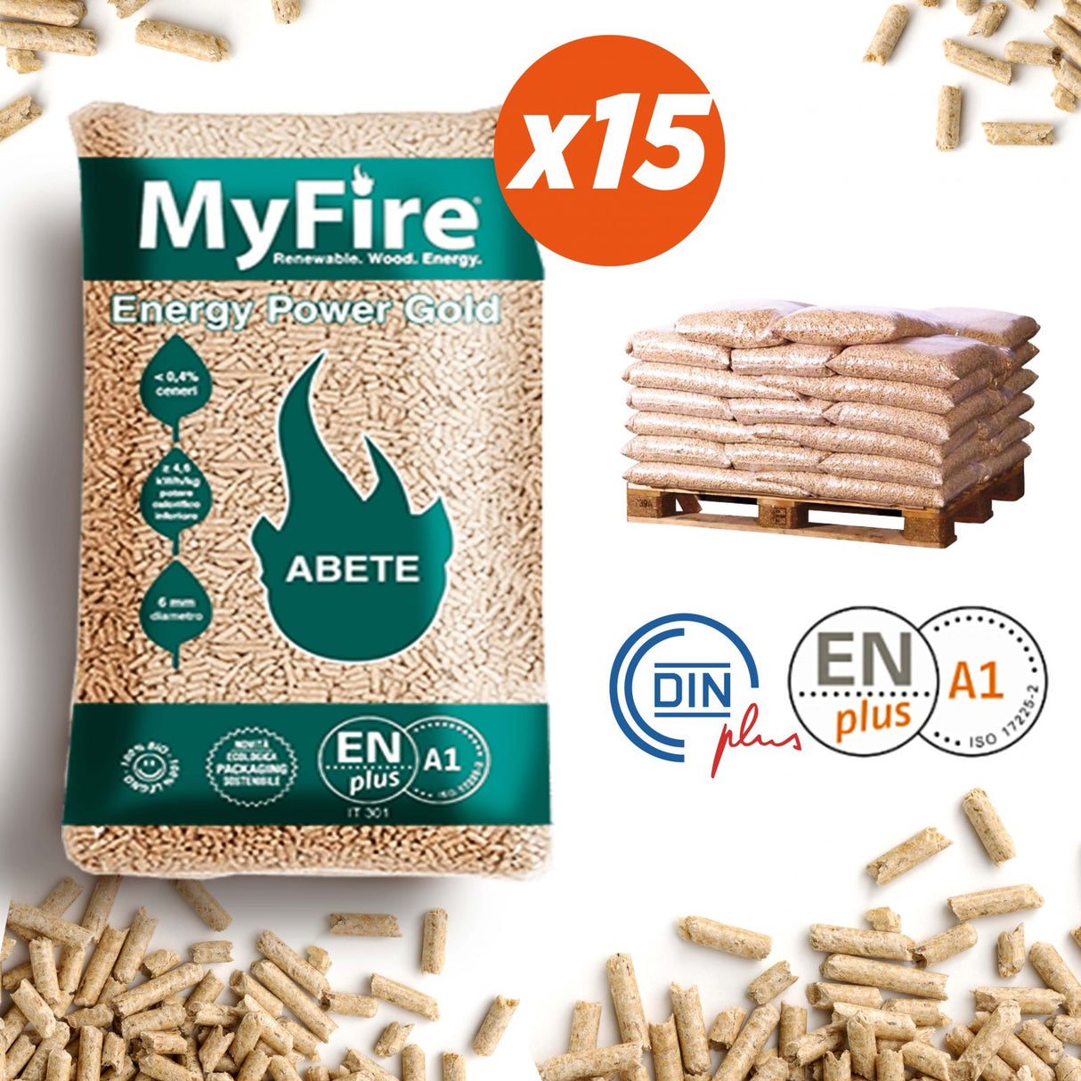 immagine-1-my-fire-pellet-di-legno-in-sacchi-da-15-kg-marca-my-fire-verde-legno-pinoabete-pedana-da-15-sacchi-