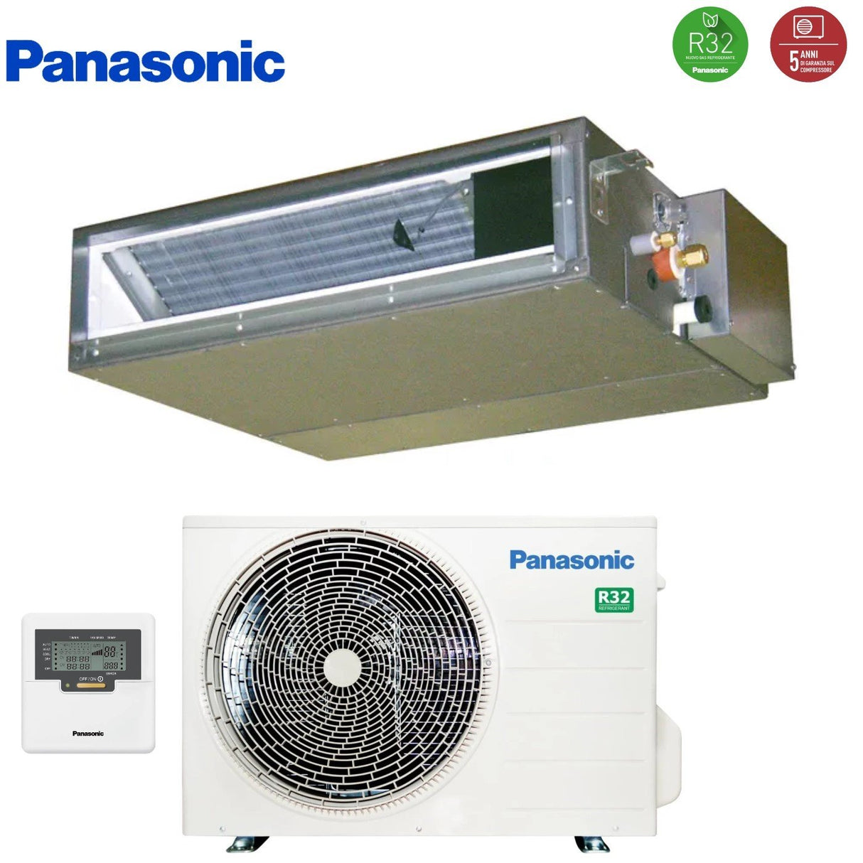 immagine-1-panasonic-climatizzatore-condizionatore-panasonic-canalizzato-canalizzabile-inverter-a-bassa-pressione-12000-btu-cs-z35ud3eaw-cu-z35ubea-r-32-wi-fi-optional-classe-a-con-comando-a-filo-incluso