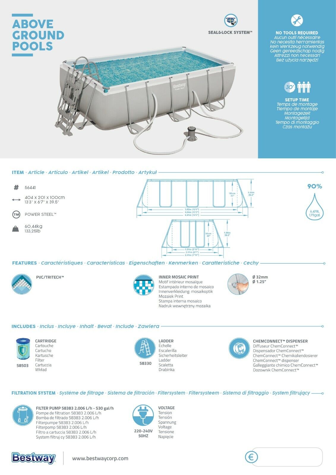 immagine-10-bestway-piscina-fuori-terra-bestway-56441-power-steel-404x201x100h-scaletta-rampa-esternapompa-filtrante-6-478-litri