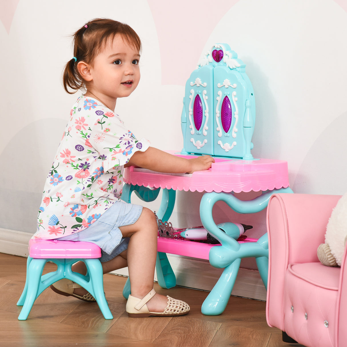 immagine-2-easycomfort-easycomfort-set-2-in-1-da-32pz-per-bambine-3-6-anni-tavolo-per-trucco-con-accessori-e-pianoforte-49-5x23x66-cm-blu-e-rosa