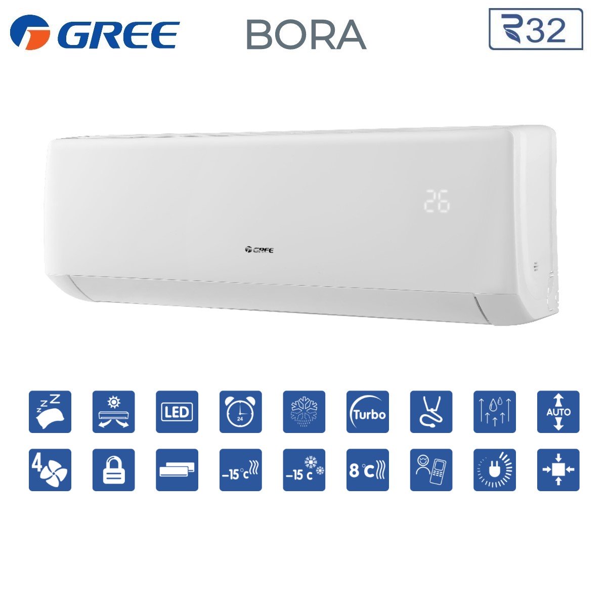immagine-2-gree-climatizzatore-condizionatore-gree-inverter-serie-bora-24000-btu-r-32-classe-aa-ean-8059657002532