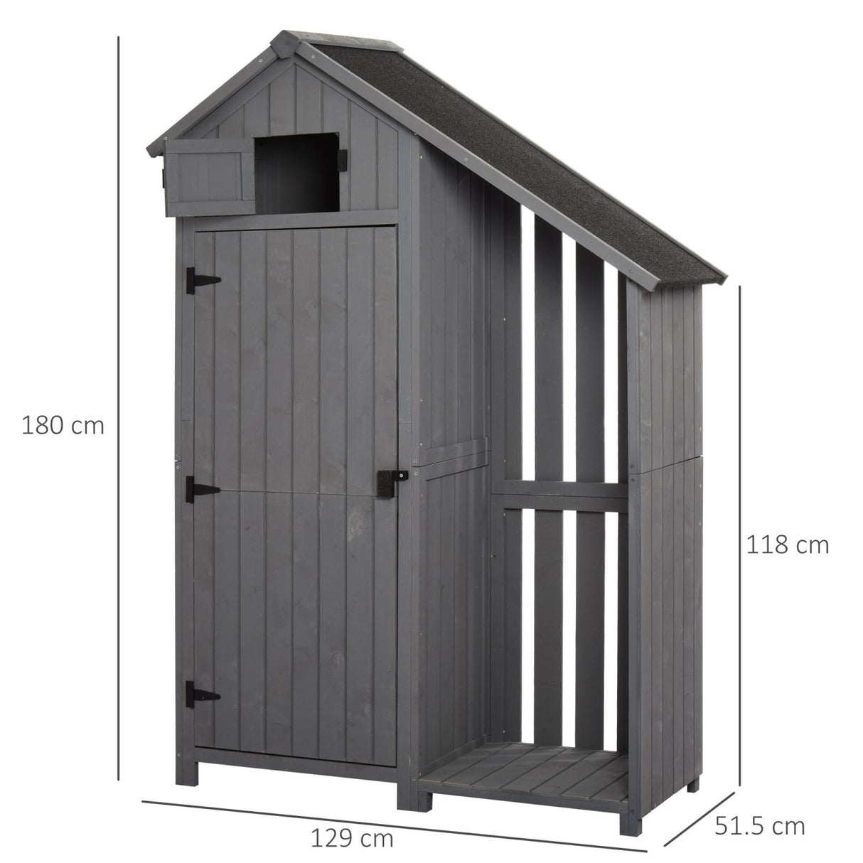 immagine-3-easycomfort-easycomfort-casetta-porta-attrezzi-da-giardino-in-legno-di-abete-impermeabile-con-ripiani-e-legnaia-grigia-129x51-5x180cm-ean-8055776911342