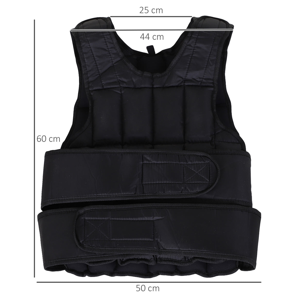 immagine-3-easycomfort-easycomfort-giubbotto-zavorrato-20kg-unisex-38-pesi-singoli-imbottitura-chiusure-con-velcro-nero-ean-8054111840569