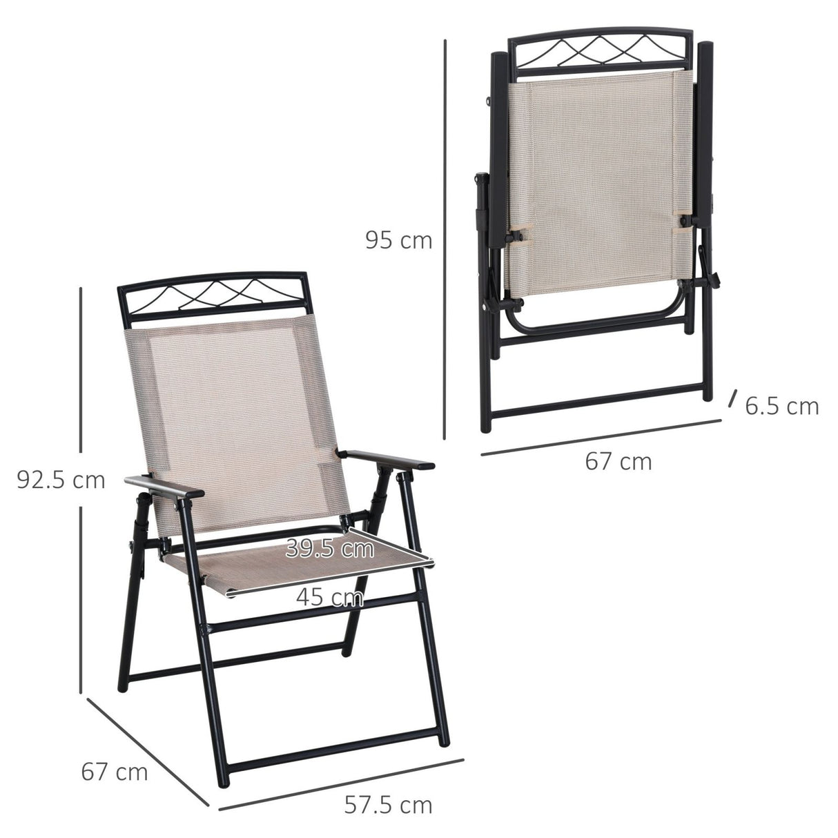 immagine-3-easycomfort-easycomfort-set-di-2-sedie-pieghevoli-da-giardino-con-braccioli-in-metallo-e-textilene-beige-e-nero-ean-8054144137766