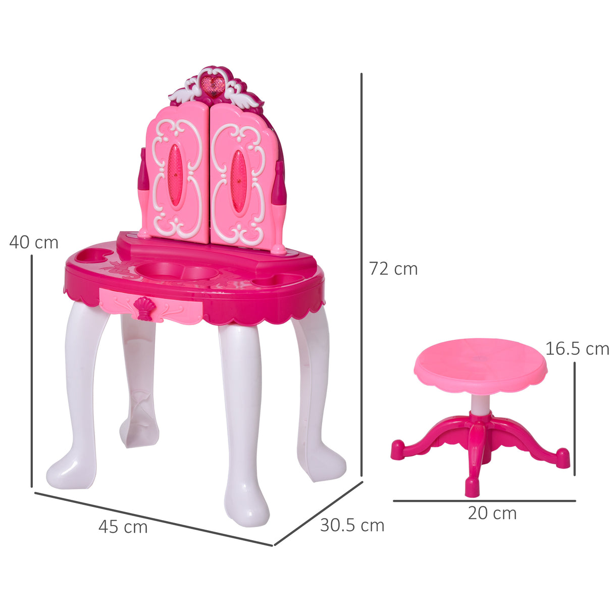 immagine-3-easycomfort-easycomfort-tavolo-da-toeletta-per-bambina-postazione-trucco-giocattolo-con-accessori