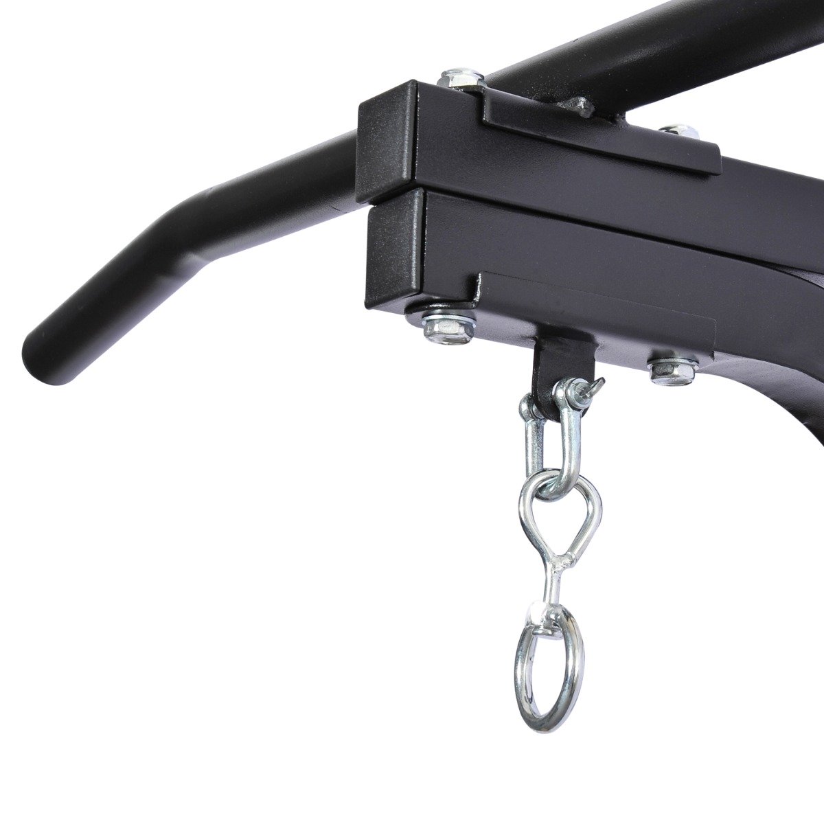 immagine-4-easycomfort-easycomfort-supporto-per-sacco-da-boxe-barra-pull-up-per-sollevamento-portata-130kg-in-acciaio-nero-93x47x51cm-ean-8054111840798