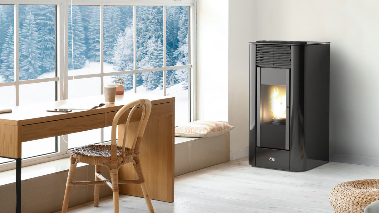 immagine-5-anselmo-cola-stufa-a-pellet-ventilata-canalizzabile-anselmo-cola-jazz-1270-kw-in-acciaio-maiolica-wi-fi-integrato-con-radiocomando-incluso-disponibile-in-vari-colori