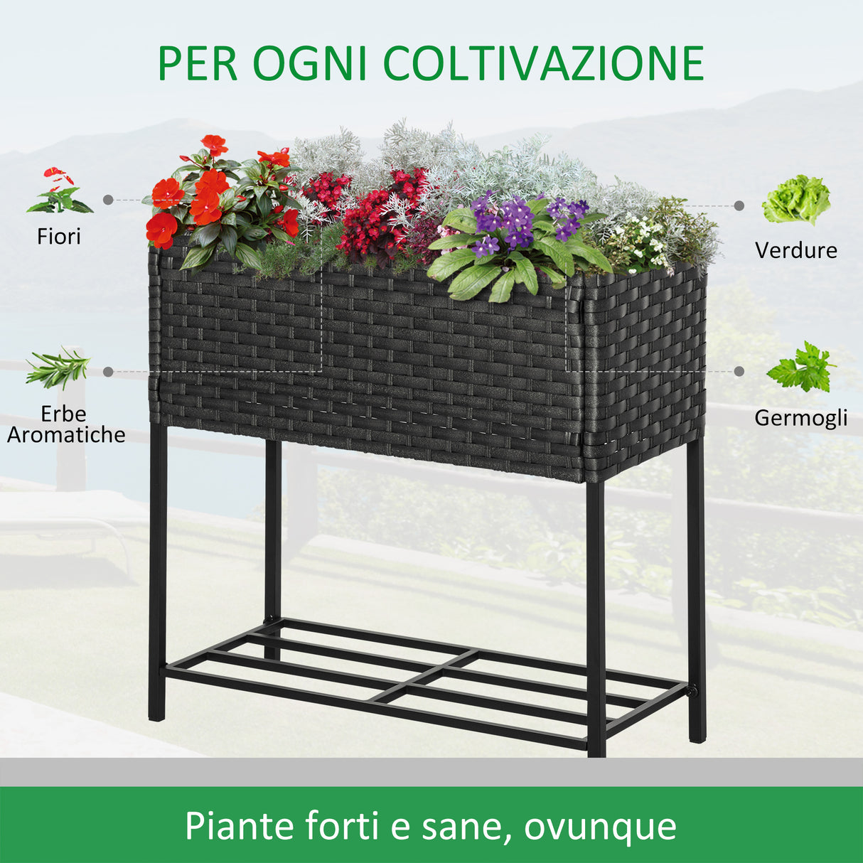 immagine-5-easycomfort-easycomfort-fioriera-effetto-vimini-con-ripiano-grigio-70cm-x-30cm-x-72cm-ean-8054144132303