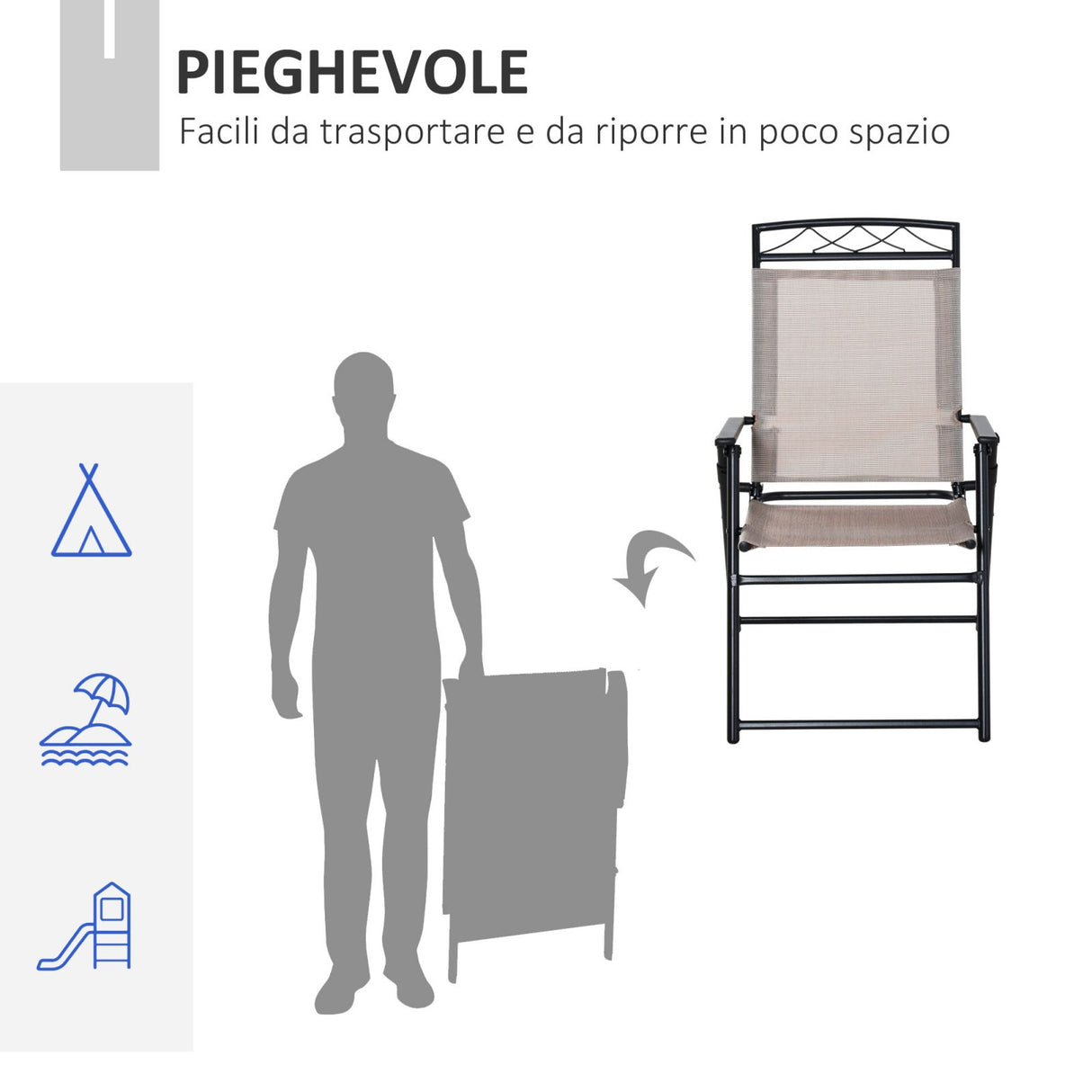 immagine-5-easycomfort-easycomfort-set-di-2-sedie-pieghevoli-da-giardino-con-braccioli-in-metallo-e-textilene-beige-e-nero-ean-8054144137766