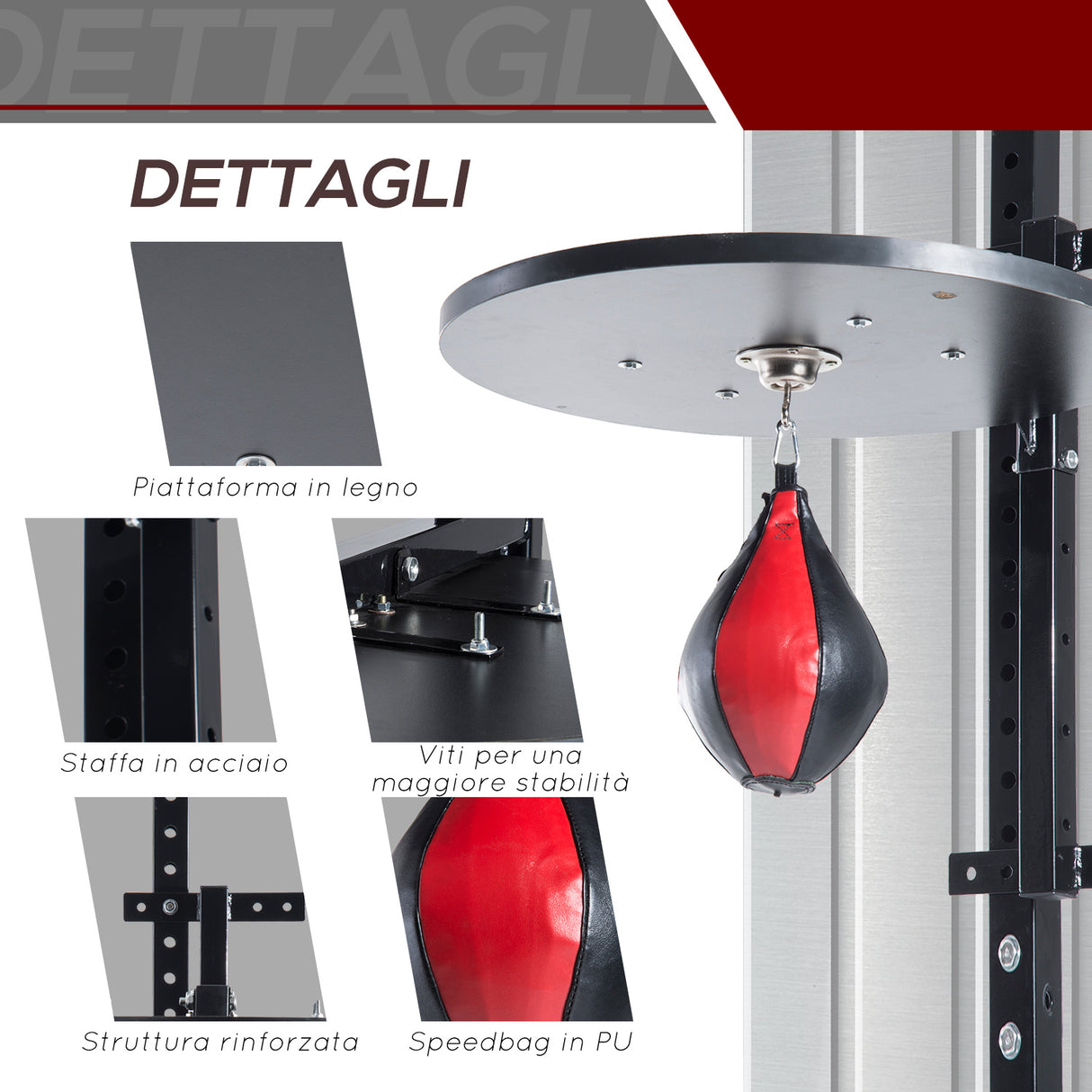 immagine-6-easycomfort-easycomfort-piattaforma-boxe-con-speedball-21-cm-punching-ball-per-allenamento-pugilato-arti-marziali-in-legno-e-acciaio-ean-8054111846172