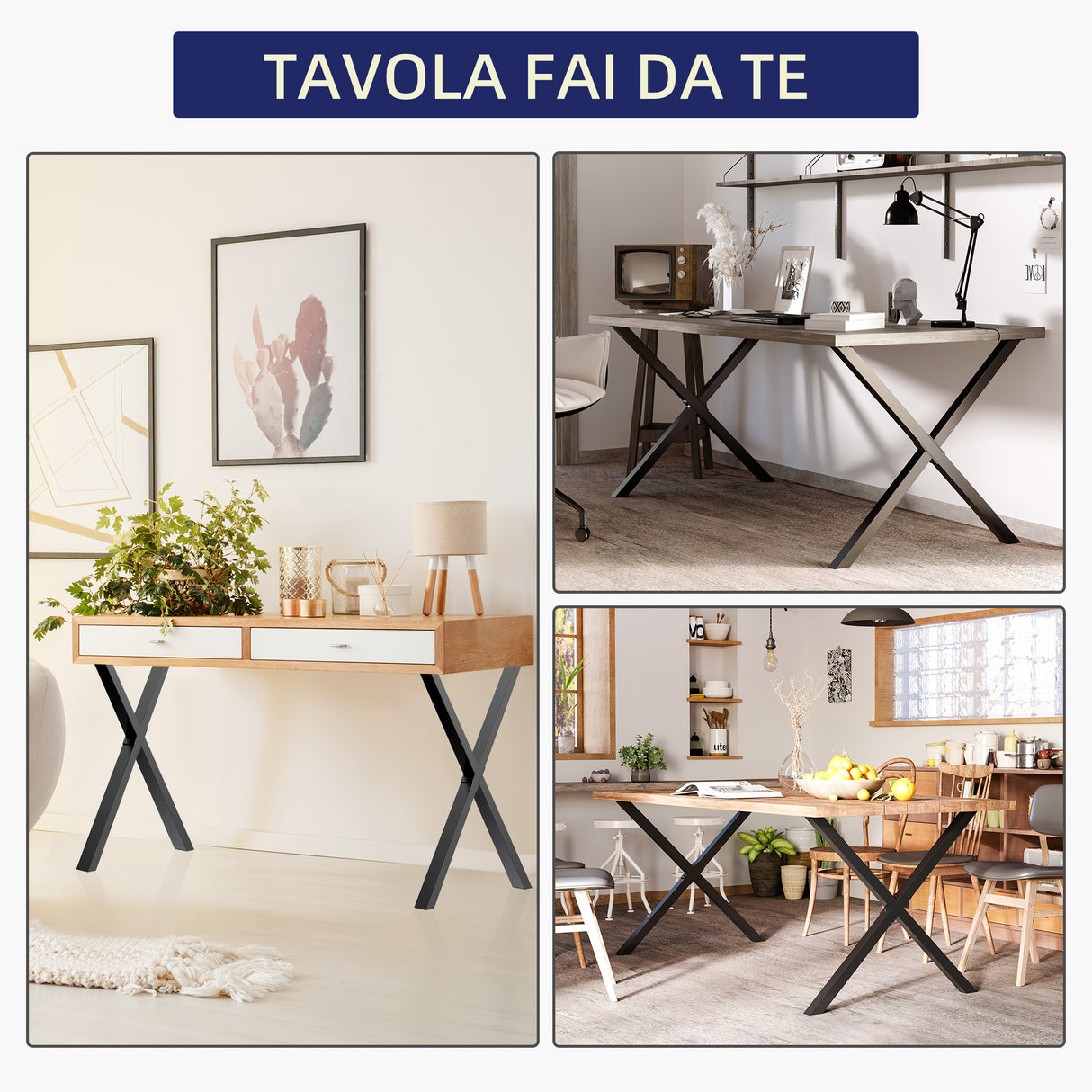 immagine-7-easycomfort-easycomfort-set-2-pezzi-gambe-tavolo-in-acciaio-a-x-con-16-viti-incluse-gambe-preforate-con-4-fori-80x4x72cm-nero